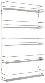 Стенен стоманен органайзер за подправки Pepito – Metaltex