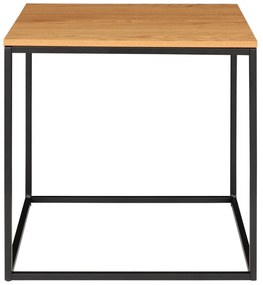 Масичка за кафе с плот в дъбов декор , 45 x 45 cm Vita - House Nordic