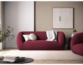 Диван от бургундско букле 210 cm Essen - Cosmopolitan Design
