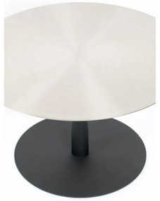 Метална кръгла масичка за кафе в черен и златист цвят ø 60 cm Snow – Zuiver