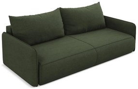 Зелен разтегателен диван с място за съхранение 216 cm Nanea – Makamii