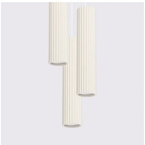 Кремаво висящо осветително тяло ø 19,5 cm Gleam – Sollux