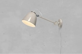 Сиво-бежова стенна лампа за контакт Tilt – Markslöjd