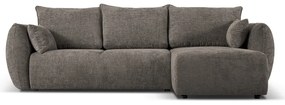 Сив ъглов диван (десен ъгъл) Matera - Cosmopolitan Design