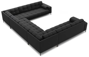 Тъмносив ъглов диван ("U" форма) Bali – Cosmopolitan Design