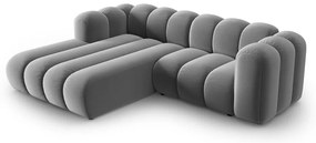 Светлосив ъглов диван (ляв ъгъл) Lupine – Micadoni Home