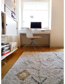 Бежов ръчно изработен памучен килим подходящ за пране 170x240 cm Kaarol Earth – Lorena Canals