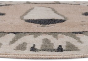 Бежов детски килим ø 100 cm Lion - Hanse Home