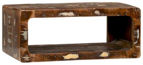 Sonata H Шкаф за телевизор Многоцветен 60x30x25 см Масивна регенерирана дървесина