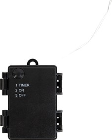 Коледен неон градински прожектор бял снежен човек с LED и таймер IP44 - Fura