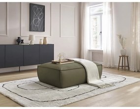 Зелена табуретка от изкуствена кожа Boheme – Bobochic Paris