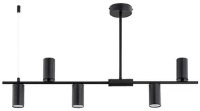 Полилей на тръба URANOS 5xGU10/10W/230V черен