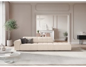 Кремав шезлонг (ляв ъгъл) Chicago – Cosmopolitan Design