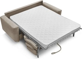 Кафяво-сив диван за ежедневно спане/сгъваем 220 cm Cocoone – Bobochic Paris