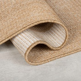 Външен килим в естествен цвят 133x170 cm Weave – Flair Rugs