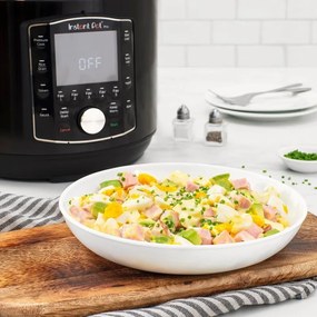 Разопакован: Мултикукър Instant Pot PRO 6 112016701, 1200W, 5.7 л, 28 програми, 11 Системи за безопасност, Черен