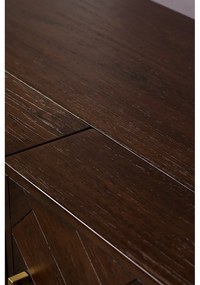 Шкаф за вино от екзотично дърво за 24 бутилки, 100x100 cm Class - Dutchbone