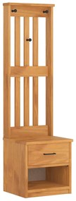 4010481 vidaXL L Дърво за антре SANDNES 45x40x159,5 cm масивна дървесина бор