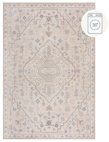 Кремав килим подходящ за пране 190x290 cm Teo Traditional – Flair Rugs