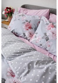 Сиво памучно спално бельо за двойно легло , 200 x 220 cm Belle - Bonami Selection