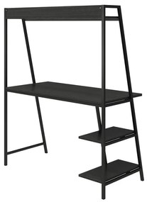 Стенна работна маса с дъбов плот 51x111 cm Bushwick – Novogratz