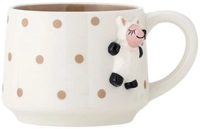 Бяла керамична детска чаша за какао 370 ml Dolly – Bloomingville Mini