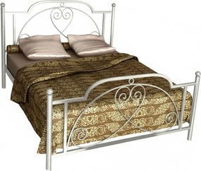 Легло Ellie-110x190-White-Με ποδαρικό