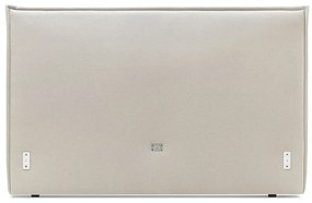 Бежово тапицирано двойно легло с решетка 160x200 cm Sary - Bobochic Paris