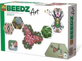 Игра SES Creative Beedz Art - Hex tiles Botánica (FR)