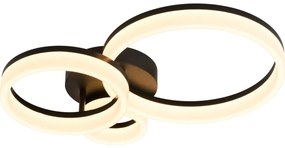 Rabalux 71385 - LED Плафониера AMILIA LED/24W/230V 3000/4000/6500K черен