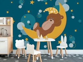 Самозалепващ тапет – Мече на луната