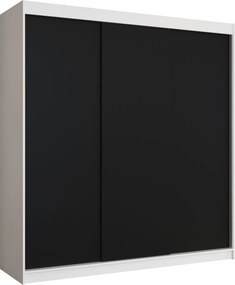 Гардероб Stalion 200 Sliding-White-Black