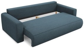 Син разтегателен диван с място за съхранение 238 cm Kapua – Makamii