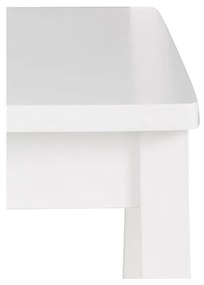 Бял бар стол от масивен бор (височина на седалката 60 cm) Torpedo – Støraa