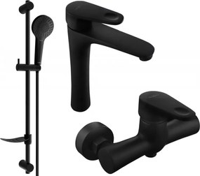 Mexen Kama DF05 комплект за душ, черен - 72514DF05-70