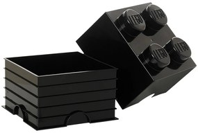 Черна квадратна кутия за съхранение - LEGO®