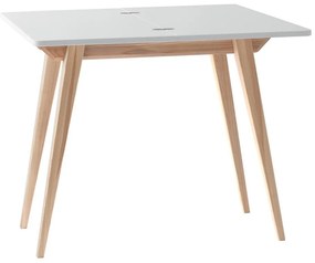 Бяла конзолна маса с бял плот 45x90 cm Envelope - Ragaba