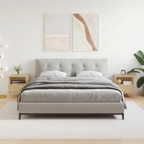 827411 vidaXL Нощни шкафчета 2 бр дъб сонома 40x35x47,5 см инженерно дърво