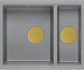гранитна мивка Logan 150 Grey Metallic