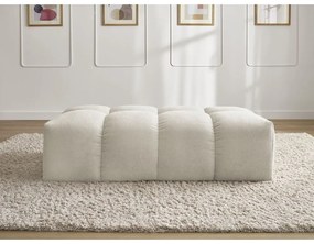 Бежова табуретка от прежда с примки от букле Everest – Bobochic Paris