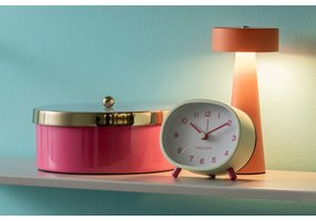 Розова декоративна метална кутия за съхранение ø 16x6 cm Double Funky – PT LIVING