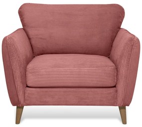 Розово кресло от рипсено кадифе Paris – Scandic