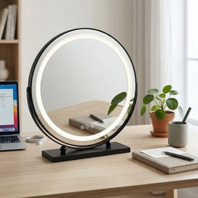 Огледало LED MAKE-UP Black 50 cm