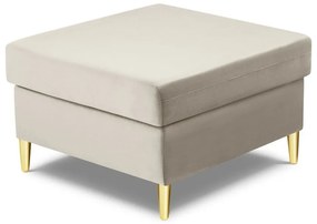 Бежова кадифена табуретка Kyoto – Cosmopolitan Design