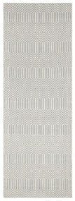 Светлосив вълнен килим 66x200 cm Sloan - Asiatic Carpets
