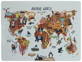 Подложка за маса , 55 x 35 cm Animals Worldmap - Really Nice Things