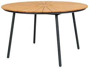 Кръгла трапезна маса от масивно тиково дърво ø 130 cm Cleveland – House Nordic