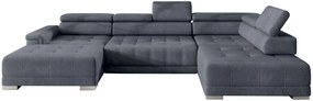 Ъглов диван Carmel plus-Right-Gray Dark