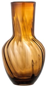 Ръчно изработена стъклена ваза в кафяв цвят (височина 27 см) Saiqa - Bloomingville