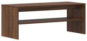 859124 vidaXL ТВ шкаф, кафяв дъб, 100x40x40 см, инженерно дърво